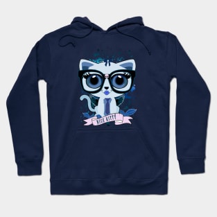 Kitten Nerd Hoodie